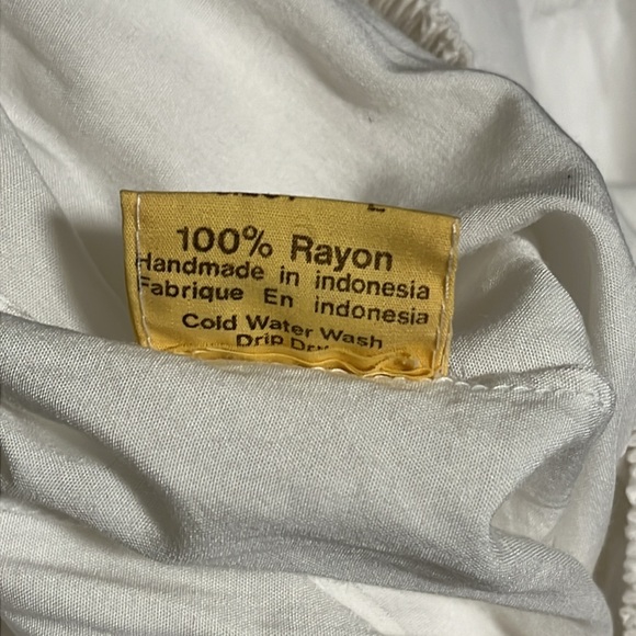 Vintage 1980s eyelet skirt size L - Picture 6 of 6